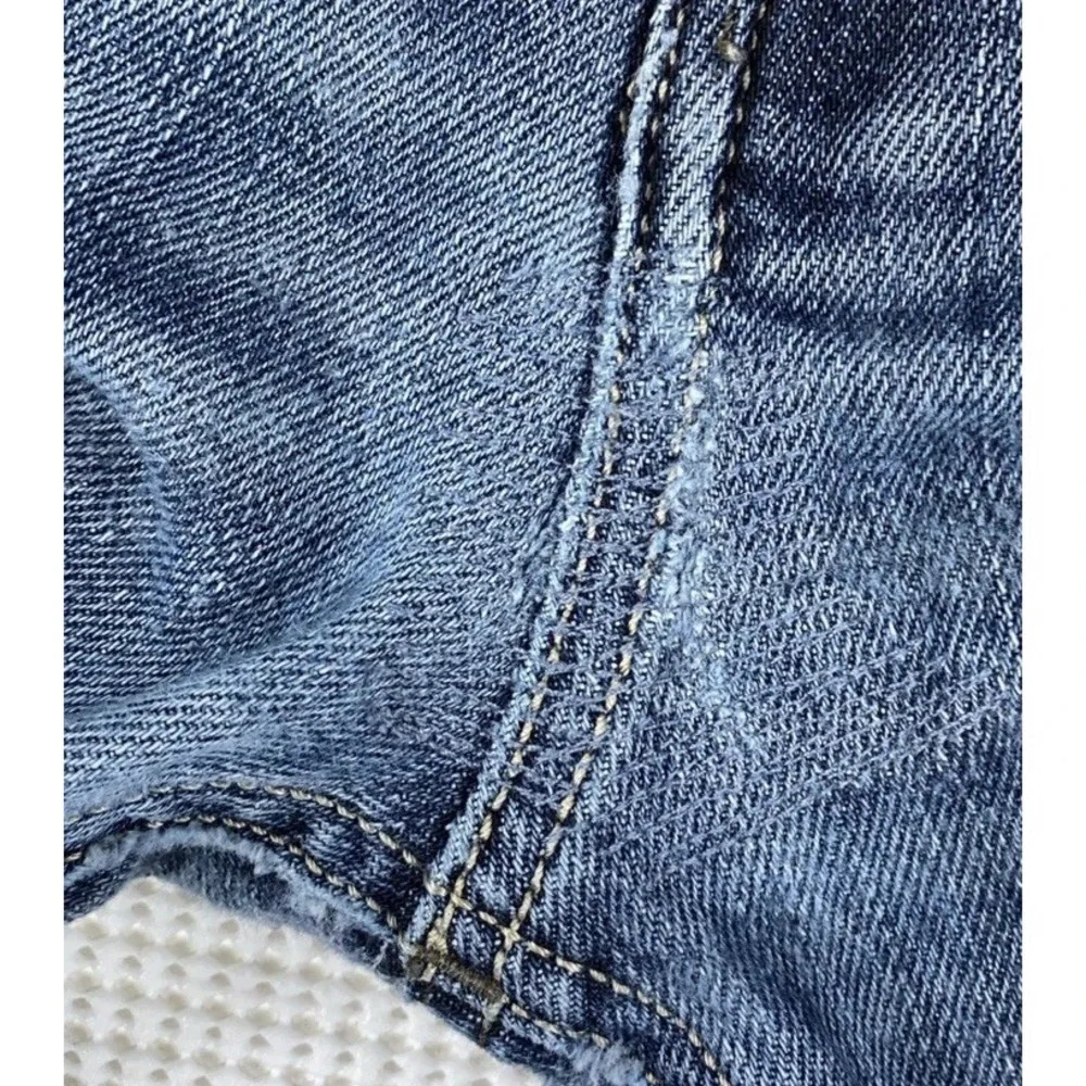 Diesel Zathan Bootcut Blue Denim Jeans Men's 32 x 34 Distressed